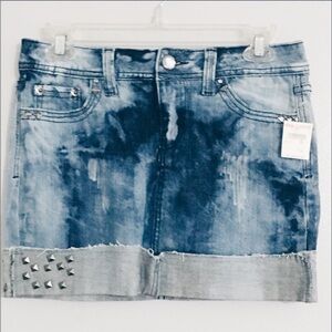 Rocking Studs Mini Skirt